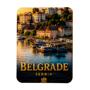 Magnet Flexible Expérience de ville danubienne à Belgrade, Serbie