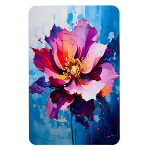 Magnet Flexible Explosion florale éclatante Art floral Abstrait