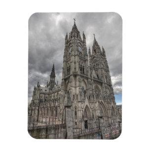 Magnet Flexible Extérieur de la basilique de Quito, Equateur