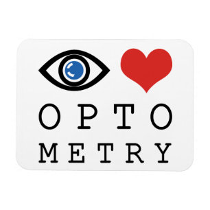 Magnet Flexible Eye Love Heart Optométrie - Tableau de contrôle de