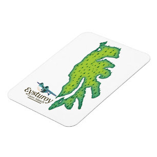 Magnet Flexible Eysturoy Iles Féroé Plan de voyage