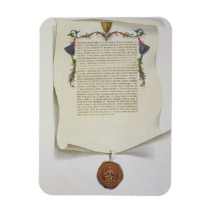 Magnet Flexible Fac-similez l'édition de la Magna Carta, les
