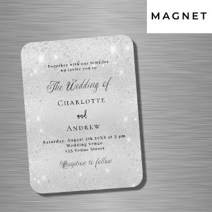 Magnet Flexible Faire-part de mariage de luxe classique parties sc