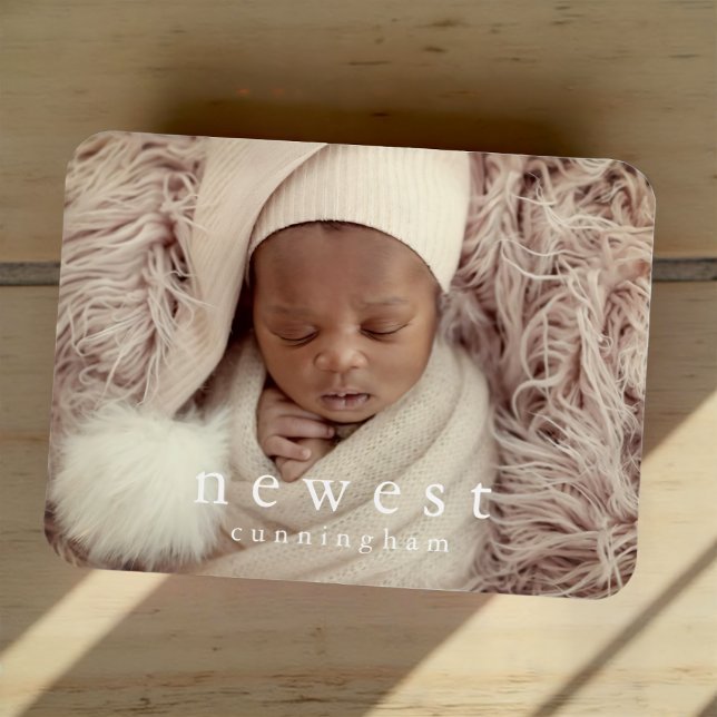 Magnet Flexible Faire part de naissance de bébé, dernier membre de (Créateur téléchargé)