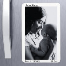 Faire-part de naissance de grossesse - Aimant phot