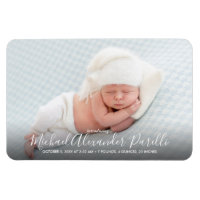 Faire-part de naissance photo simple