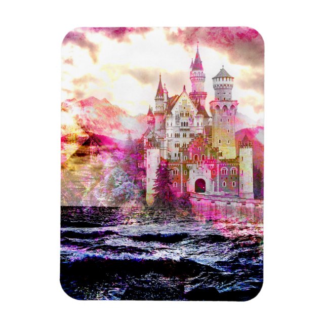 Magnet Flexible Fairytale Castle Sunrise (Vertical)