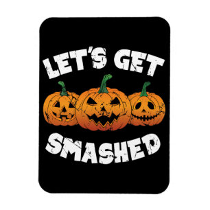 Magnet Flexible Faisons tomber Citrouille Jack-o'-lantern Hallowee