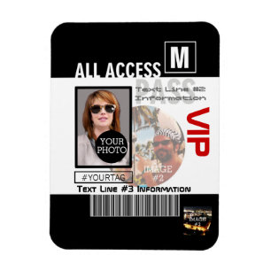 Magnet Flexible Faites à votre propre passage de VIP 8 manières 