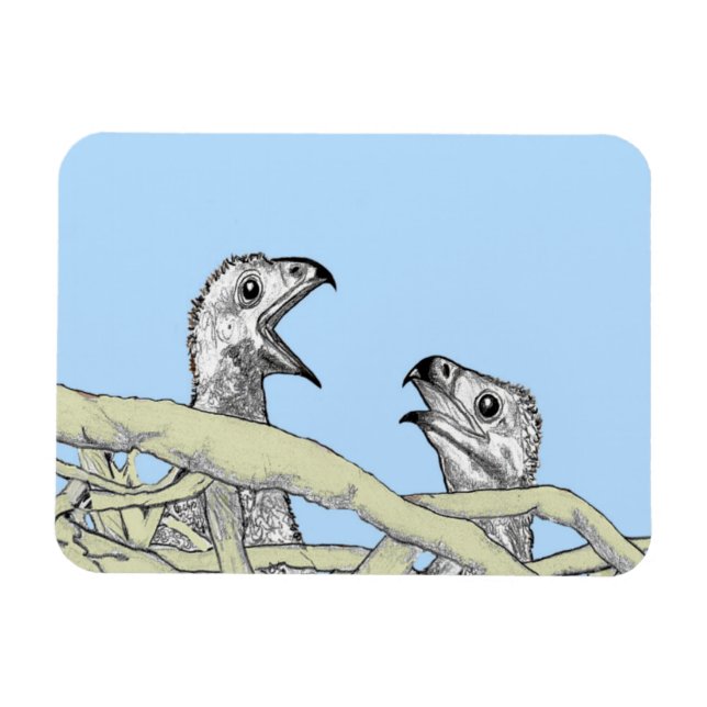 Magnet Flexible Faites Un Joyeux Bruit Eagles HOME Second Nature (Horizontal)