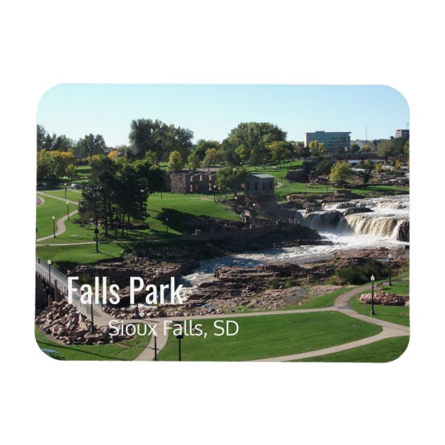 Magnet Flexible Falls Park, Sioux Falls, Dakota du Sud (Horizontal)