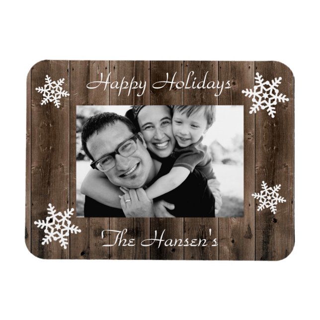 Magnet Flexible Famille de Noël (Horizontal)