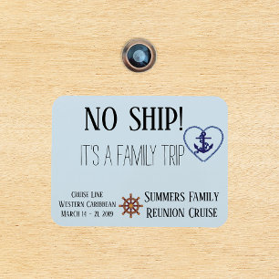Magnet Flexible Famille de portes de croisière personnalisée Aucun