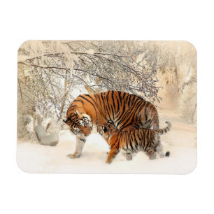 Magnet Flexible Famille de tigres