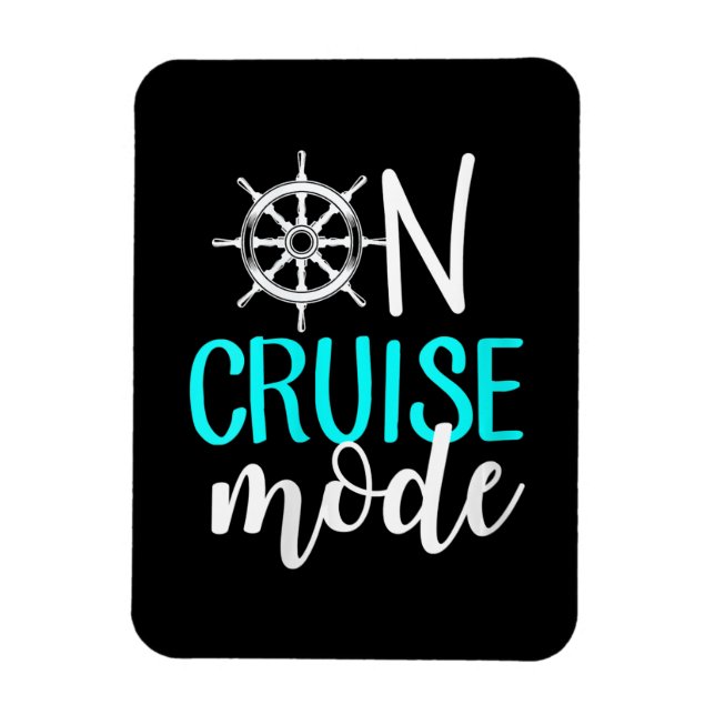 Magnet Flexible Famille De Vacances En Mode Croisière (Vertical)