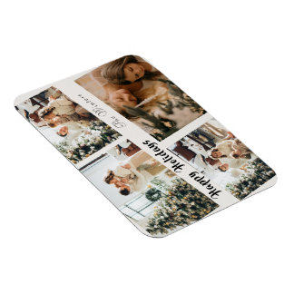 Magnet Flexible Famille de vacances mignonne Collage Accent Jeu d'
