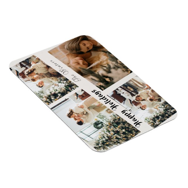 Magnet Flexible Famille de vacances mignonne Collage Accent Jeu d' (Côté Droit)