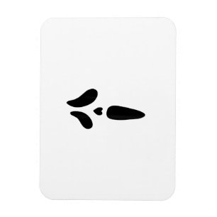 Magnet Flexible Fantôme d'Halloween Visage Effrayant Vacances