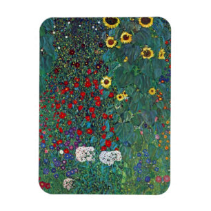 Magnet Flexible Farmergarden w Sunflower de Klimt, Fleurs Vintage