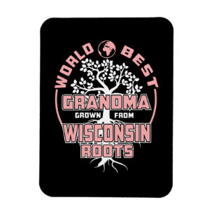 Magnet Flexible Father's Day World Best Grandma