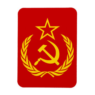 Magnet Flexible Faucille et marteau, URSS, CCCP, communisme