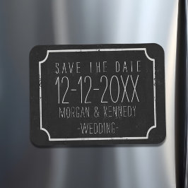 Magnet Flexible Faux Chalkboard Enregistrer l'aimant Date
