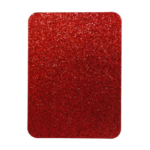 Magnet Flexible Faux Red Burgundy Parties scintillant Arrière - p