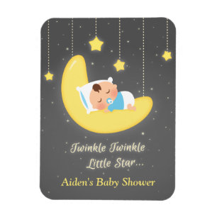 Magnet Flexible Faveurs de Baby Shower Twinkle Twinkle Little Star