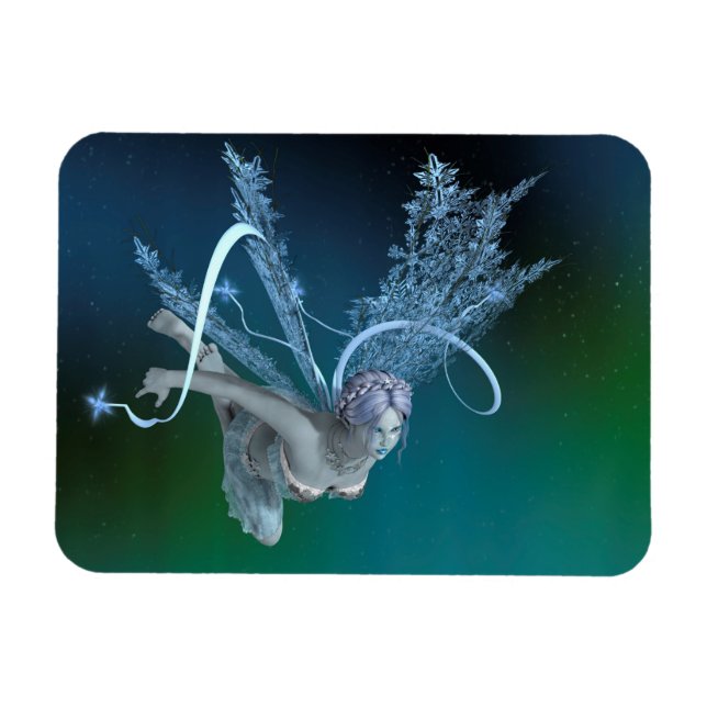 Magnet Flexible Fée d'hiver (Horizontal)