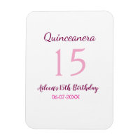 Fée rose 15e anniversaire simple moder quinceanera