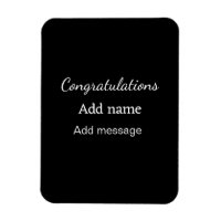Félicitations ajouter un message de nom simple dip