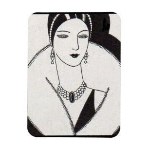 Magnet Flexible Femme art déco 1928