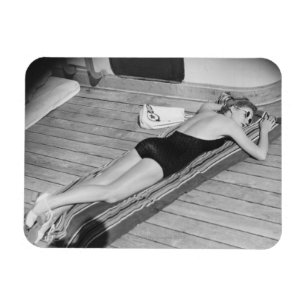 Magnet Flexible Femme de bronzage de Sun
