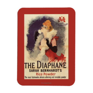 Magnet Flexible Femme de Diaphane de La saupoudrant l'affiche de
