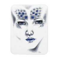 Femme extraterrestre Miss Univers Original Art