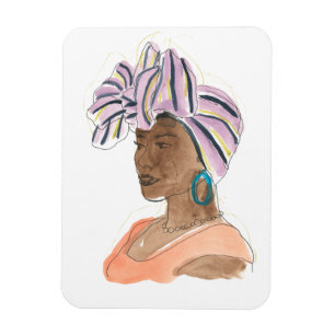 Magnet Flexible Femme forte et belle