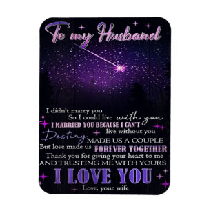 Magnet Flexible Femme mignonne À Mon Mari Cadeau Cadeau familial