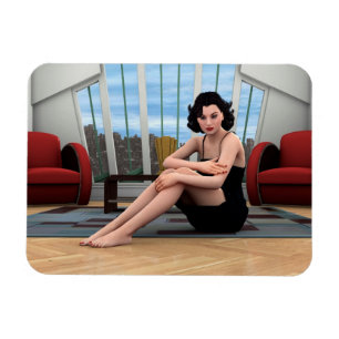 Magnet Flexible Femme Vintage