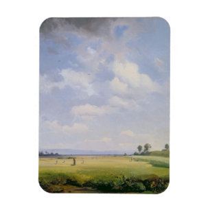 Magnet Flexible Fenaison, 1838 (huile sur la toile)
