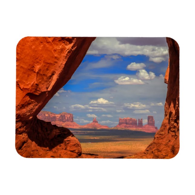 Magnet Flexible Fenêtre de roche sur Monument Valley, AZ (Horizontal)
