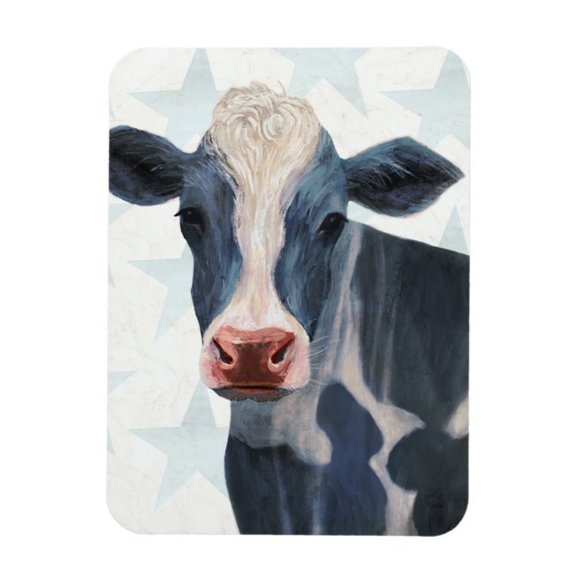 Magnet Flexible Ferme patriotique - Vache (Vertical)