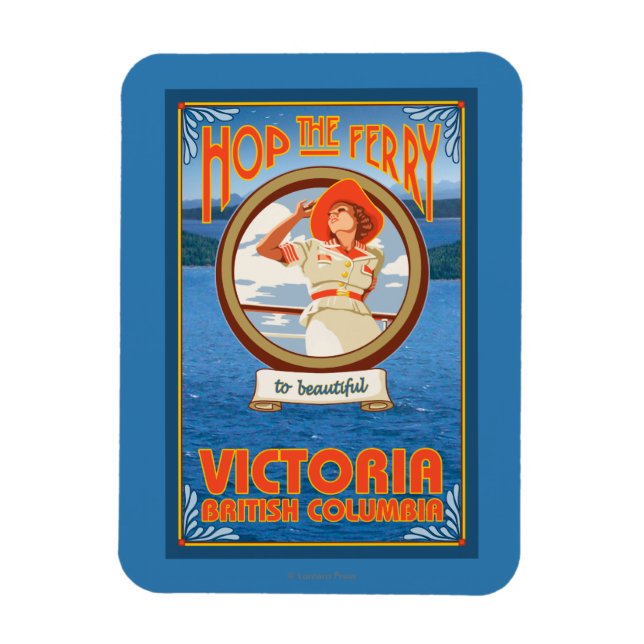 Magnet Flexible Ferry pour femme - Victoria (C.-B.) Canada (Vertical)
