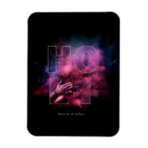 Festival Holi de couleurs animé Design