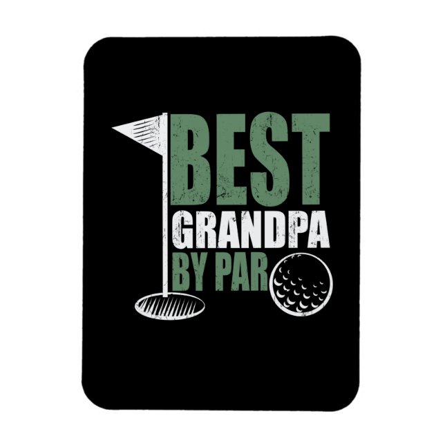 Magnet Flexible Fête des pères Meilleur Grand-Père De Loin (Vertical)