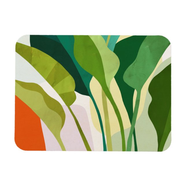 Magnet Flexible Feuilles tropicaux (Horizontal)