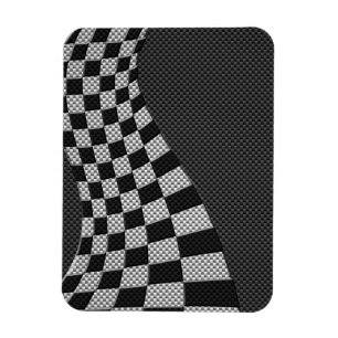 Magnet Flexible Fibre de carbone comme course Drapeau Wave Print