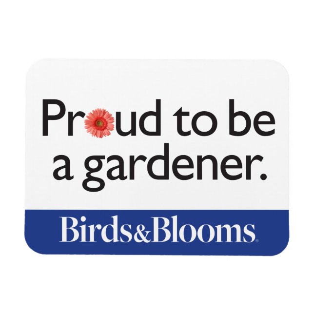 Magnet Flexible Fier d'être Gardener (Horizontal)