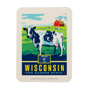 Magnet Flexible Fierté de l'État   Wisconsin