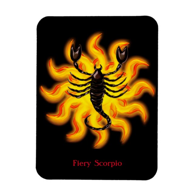 Magnet Flexible Fiery Scorpio (Vertical)