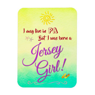 Magnet Flexible Fille du Jersey une fois et toujours